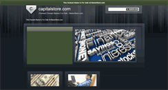 Desktop Screenshot of capitalstore.com